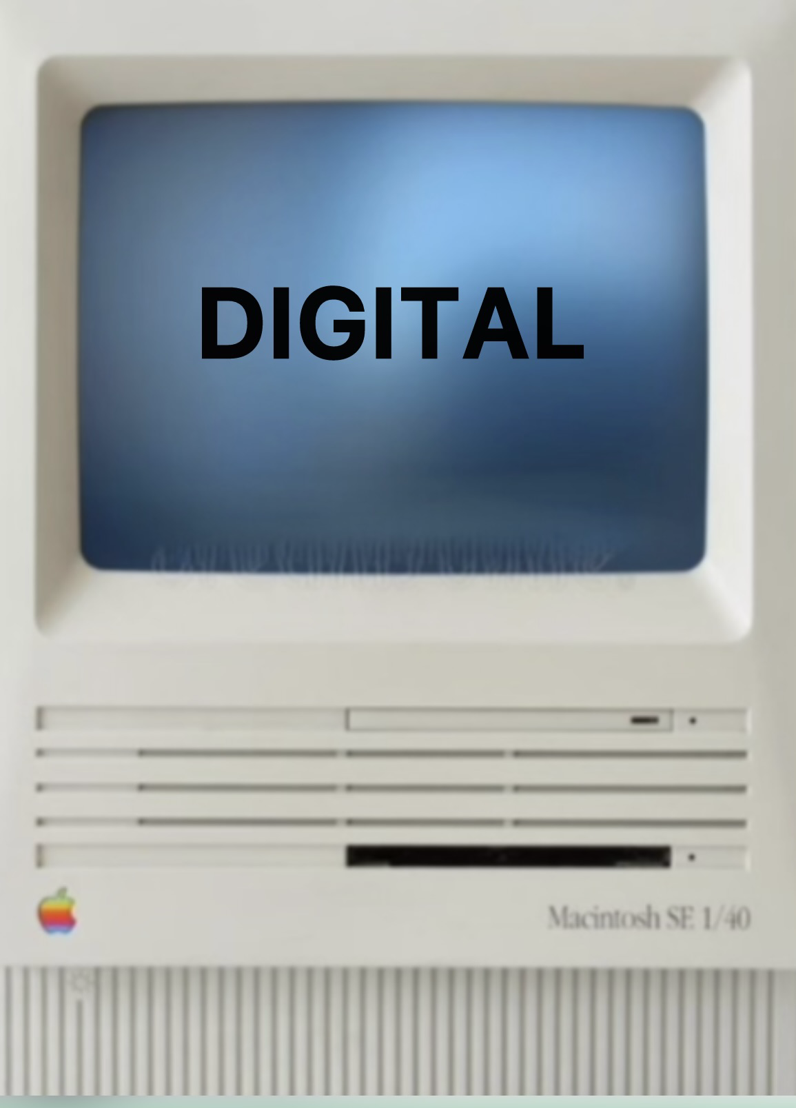 Digital - vintage Macintosh monitor