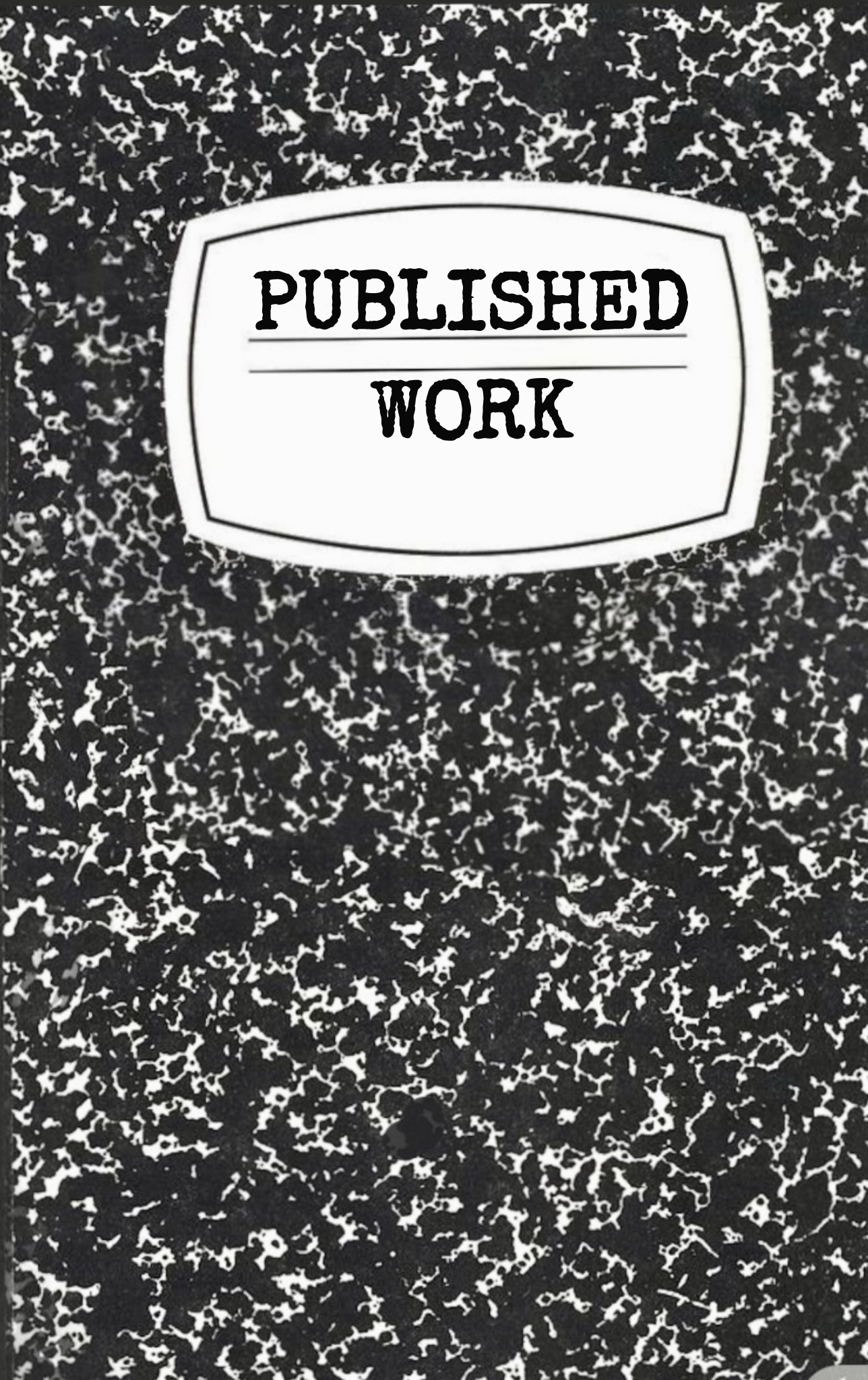 Published Work - composition notebook